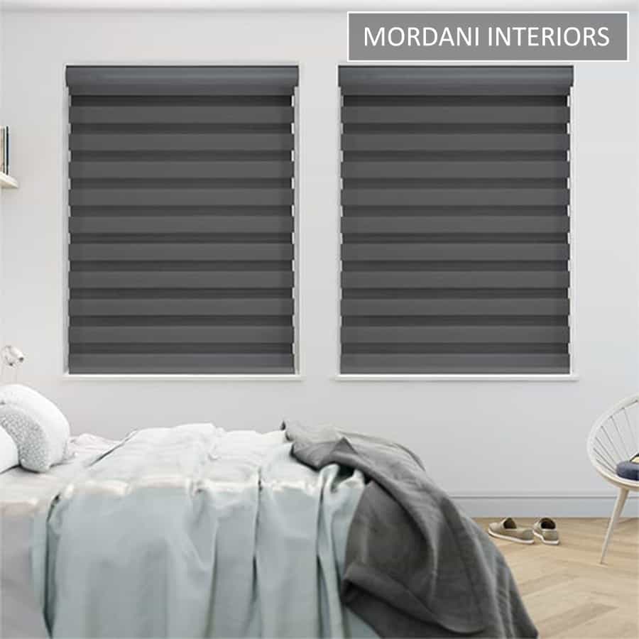 Storm Grey Dual Shade Blind